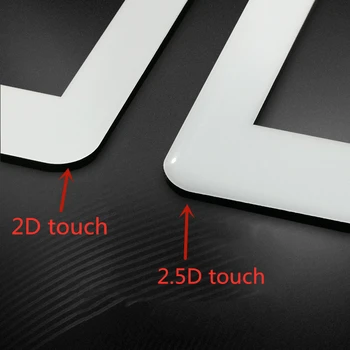 8 colių juoda jutiklinis ekranas 2.5 D Stiklo P/N WJ2516-FPC-V3.0 Capacitive touch ekrano skydelio remontas, atsarginės dalys