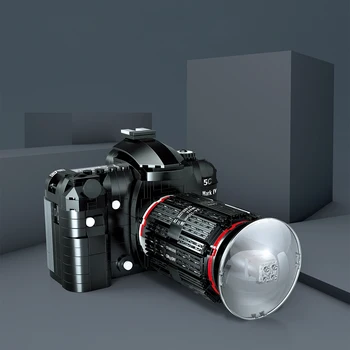 813Pcs Retro SLR Fotoaparato Modelis Skaitmeninis Fotoaparatas Statybos Blokus 