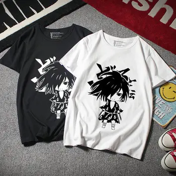 Anime Dororo Hyakkimaru cosplay T-shirt Mados marškinėliai Medvilnės Vyrų Tees viršūnės