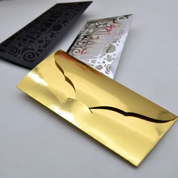 Aukso metalo Laimingas Eid pjovimas lazeriu pinigų vokai