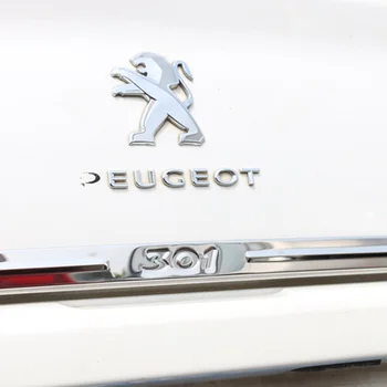 Automobilio bagažo skyriaus apdailos juostelės Bagažinės apdaila, Automobilių nerūdijančio plieno apdailos juostelės Apdaila bagažo skyriaus duris Peugeot 301 308 408 508 2008-2019