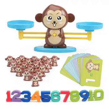 Beždžionė Numerį Atitinka Matematikos Balansavimo Masto Baby Vaikų Ankstyvasis Ugdymas Švietimo Žaislai, Vaikai, Skaičių, Mokyti Matematikos Žaislai