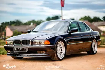 BMW E38 - senojo stiliaus (tinka 1998 m. senumo) Automobilių Žibintų Objektyvo Stiklo Lampcover Umbra Šviesus Shell Skaidrios PVC Kaukė