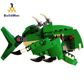 BuildMoc Kūrėjas Gyvūnų kūjagalvius Mini Animacinių filmų Gyvūnų Blokai SS Idėjų Keista Būtybė Plytų Švietimo Vaikas Žaislas
