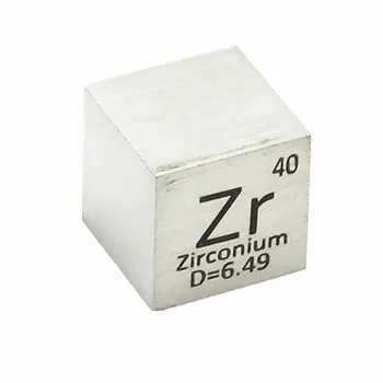 Cirkonio (Zr Kubo 10mm 99.2% Metalo Tankis Kubo Didelio Grynumo Pure Eksperimento Elementas, Surinkimo ir Ekranas