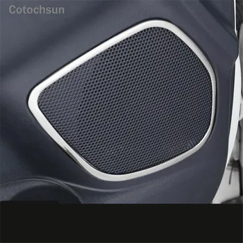 Cotochsun 4pcs/set Automobilių stiliaus durų garsiakalbio apdaila rėmo lipdukas padengti byla Dėl 