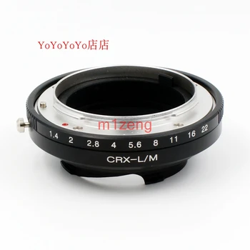 CRX-LM Adapterio žiedas Contarex CRX Pritvirtinkite objektyvą prie Leica M L/M M9 M7 M8 M6 M5 fotoaparato TECHART LM-EA7