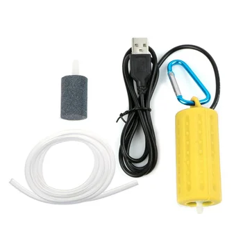 Daug Energijos Veiksmingą USB Mini Akvariumas Filtras Žvejybos Bakas Deguonies Oro Siurblio Funkcija Ultra Silent