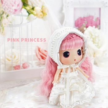 Ddung Lėlės Gražus Princesė 18cm Originali korėjos Pakeisti Padažu Lėlės Rožinė Princesė Lovely Baby Girl Šiuo Dovanų Kolekcija