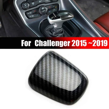 Dodge Challenger Įkroviklis-2019 Pavarų Perjungimo Rankena, Anglies Pluošto Išvaizdą Padengti Galvos Trim Kit