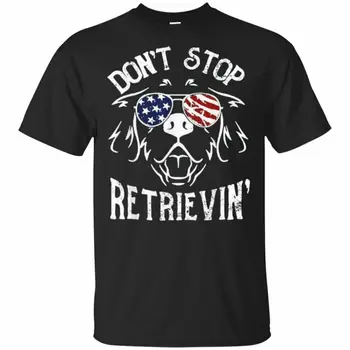 Don ' t Stop Išrinkimo Marškinėlius. Retro auksaspalvis Retriveris Juodas, Tamsiai T-Shirt S-3XL Svetimas Dalykų