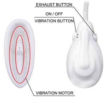 Elektrinis Vakuumo Siurblys Liežuvio Vibratoriai Vaginos Pompa Sekso Žaislai, Skirtas Moters Klitorio Stimuliatorius Spenelių Čiulpia Taurės Čiulpti Vibratoriai