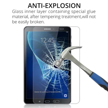 HD Grūdintas Stiklas Samsung Galaxy Tab A6 10.1 2016 Screen Protector For Galaxy Tab 10.1 colių SM-T580 SM-T585 Tablet Stiklo
