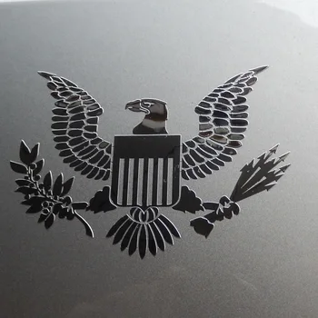 Herbas Jungtinės amerikos valstijos Didysis Antspaudas Jungtinės amerikos valstijos JAV automobilių kėbulo metalo lipdukas American Eagle Decal Apdaila