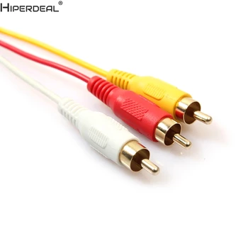 HIPERDEAL 5ft/1,5 m HDMI į 3RCA Pratęsimo Signalo Kabelį Konverteris Adapteris, HDTV, DVD Oct27 DN TV Priedai