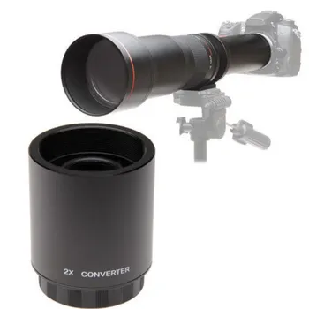 JINTU NAUJAS 420-1600mm Artinimo Objektyvas su 2X telekonverteris objektyvas Canon EF-M M100 M10 M6 M5, M3 M2 EOS-M Fotoaparatas