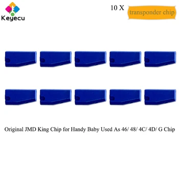 KEYECU 10VNT/Daug Pakeitimo Originalus JMD Karalius Mikroschemą Patogus Kūdikiui Naudojamas Kaip 46/ 48/ 4C/ 4D/ G Blue Chip
