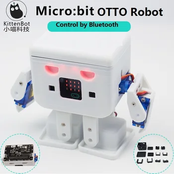 Kittenbot Mikro:tiek Robotbit 8 Versija Būdų, Micro Servo:šiek tiek Kontroliuoti Grafinė Programavimo OTTO Robotas ,0102090