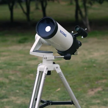 Kompaktiškas MAK105/1365 Maksutov-Cassegrain Astronominis Teleskopas Dvigubai Optinio Kelio Ilgio Dėmesio Monokuliariniai su 8x20 Finderscope