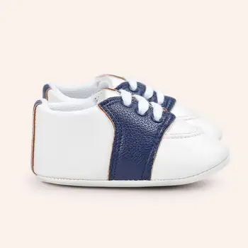 Kūdikių bateliai PU ne odiniai Minkšti apačioje Naujagimį berniuką batai Laisvalaikio Sneaker Vaikiška avalynė Vaikams 