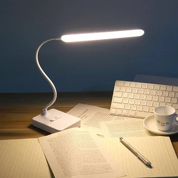 Lankstymo touch tamsos led įkrovimo stalo lempa studentų skaitymo stalo lempa USB akių apsauga stalo lempa naktį šviesos