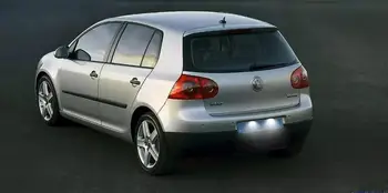 LED Licencijos Numeris Lempos Signalo Žibintai VW GOLF 4 Golf 5 Lupo Polo 9N Passat 3c B6 Sedanas