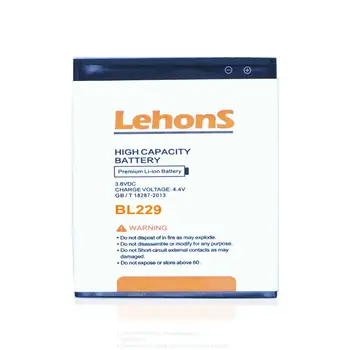 LehonS 1x BL229 Mobiliojo Telefono Baterija Lenovo 8 A8 A806 A808T 806 808T + Sekimo Kodas