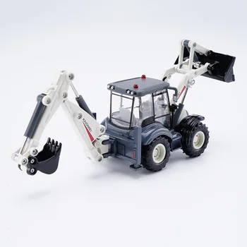 Lieti inžinerijos sunkvežimių 1:50 dvipusis keltuvo modelio vaikų žaislas automobilių inžinerijos truck, šakiniai roller buldozeris automobilio modelį