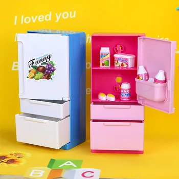 Lėlės Namas Baldai, Šaldytuvas Žaisti Namuose, Šaldytuvas 29cm Lėlės Išvestinių Produktų