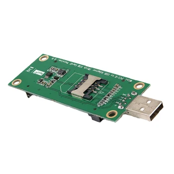 MagiDeal Mini PCIe WWAN Kortelę, USB Adapterį su SIM Slot 3G / 4G Modulio, Testeris