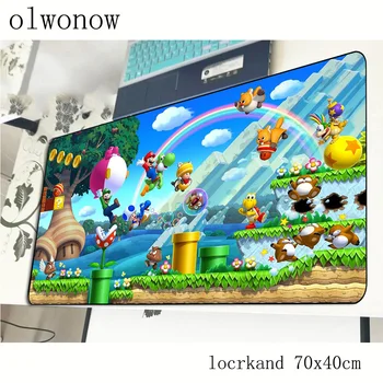 Mario pelės mygtukai 70x40cm mielas mousepads geriausias žaidimų kilimėlis žaidėjus karšto pardavimo didelių asmeninį pelės kilimėliai klaviatūra pc padas