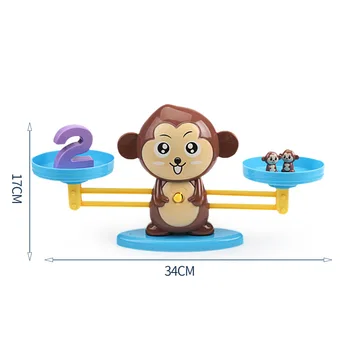 Matematikos Rungtynės Žaidimo Lentos Žaislai Monkey Katė Rungtynės Pusiausvyros Skalės Skaičius Pusiausvyrą Žaidimas Vaikams Mokomieji Žaislai Sužinoti, Pridėti Ir Atimti