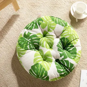 Medvilnės skalbiniai, pagalvės spalvotas spausdinimas mados tatamio apvalios pagalvėlės storos kvėpuojantis pagalvė pagalvėlės, kėdės, sofa-lova, minkšta apdaila