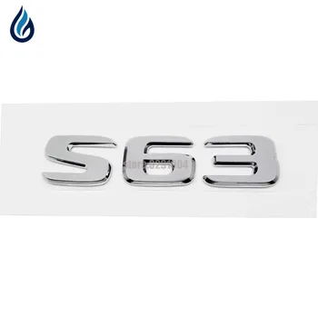 Mercedes Benz S Klasės AMG S63 S200 S250 S350 Kamieno Galinis Dangtelis Logotipas Ženklelis Abėcėlės Raidė Decal w220 cdi W221 W204 W203 W211