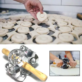 Metalo Atnaujinamų Spurgos Cutter Maker Tortas Pelėsių Pjovimo Mielių Donuts 