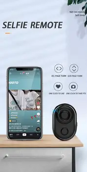 Mini Nešiojamas Bluetooth Nuotolinio Valdymo Selfie Muzikos, E-KNYGOS 