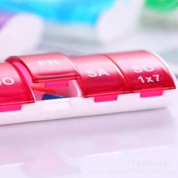 Mini Tabletes, Dėžutę Savaitės Moteriška Skrybėlaitė 7 Dienas Medicina Organizatorius Tabletes Atveju Tablečių Dėžutė Tabletes Balionėlis Tabletes Laikmatis