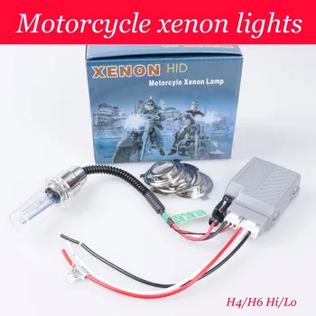 Mor kos Motociklo hid Xenon Komplektas Hid H6/h4 Hi/low Motorinių Žibintai 12v 35w 4300k 5000k 6000k 8000k 12000k Toli beveik Šviesos