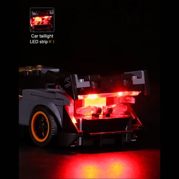 Mygtukas Baterija, LED Apšvietimas, Kit for Speed Čempionų McLaren 