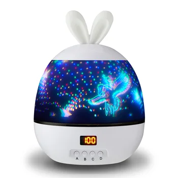 Naktį Šviesos diodų (LED) Projektoriaus Lempa Žvaigždėtas Dangus 360 Kampu Rotatation Naktį LED Lempos, Projektorių, Šviesos, Vaikams Kūdikių Dovanų