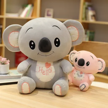 Naujas koala peluches kawaii pliušinis žaislas mielas gyvūnų iškamšų brinquedos pluszaki spielzeug juguete knuffels dieren minkšti žaislai dovana