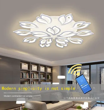 Naujas Modernus Gyvenamasis Kambarys Lempa Namų Paprasta Šiuolaikinės Magnolija Formos Kūrybos Led 2020 Miegamojo Lempa Asmenybės Lubų Lempa