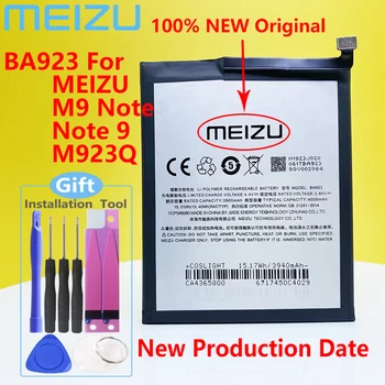 NAUJAS Originalus MEIZU BA923 Baterija MEIZU 9 Pastaba/M9 Pastaba/M923Q Mobiliuoju Telefonu + Dovana Įrankiai