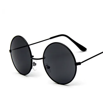 Naujas Prekės ženklas Dizaineris Klasikinis Apvalūs Akiniai nuo saulės Vyrams Mažas Vintage Retro Johnas Lennonas Taurės Moterų Vairavimo Metalo Akiniai oculos gafas