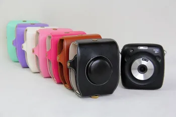 Naujausias Pu Odos Camera Case Cover Pečių Maišą Fujifilm Instax SQ10 Fuji SQ10 7 spalvų