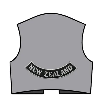 Naujoji Zelandija rokeris pleistras siuvinėjimo geležies pleistrai užsakymą už striukė punk kietas lipdukai nemokamas pristatymas