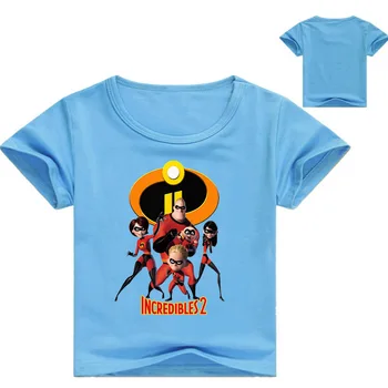 Nerealieji 2 grynos medvilnės marškinėliai berniukams, kūdikių mergaičių animacinių t-shirts 2018 m. vasaros vaikų drabužius 4 6 7 8 9 10 11 12 metų