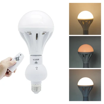Nuotolinio valdymo E27 lemputė, LED lempos laikiklis namų apšvietimo Reikmenys, miegamojo, Laiptai, koridorius Pritemdomi laikas nakties šviesos