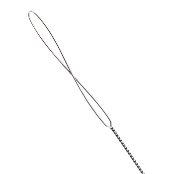 Oar twist pearl adatos specialios adatos perlų auskarų Zawalcowany adata string adata papildomų baudos praduriama adata ir 0,15-0,6 mm