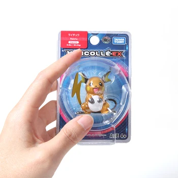 Originali Tomy Pokemon EX Azijoje-40 Raichu 4.5 cm Anime Paveikslas Modelis, Žaislai, Pikachu Rinkti Lėles Vaikams Dovanų europos sąjungos Oficialusis Lauke 975878